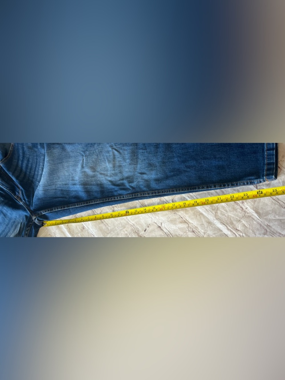 Urban Republic Womens Slim Straight Jeans Size 12 Blue Denim Mid Rise Stretch - Picture 11 of 16